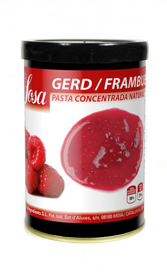 Raspberry concentrated paste sosa ingredients