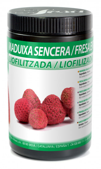 Whole freeze-dried strawberries Sosa ingredients
