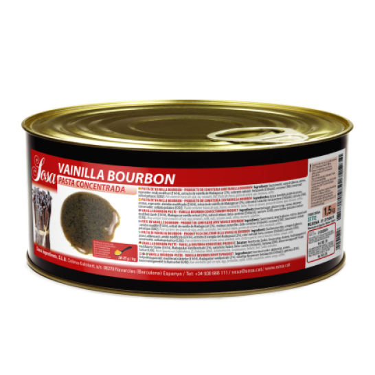Bourbon vanilla concentrated paste Sosa ingredients pack