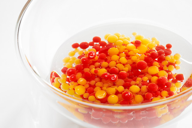 Caviar de fruits Agar agar sosa